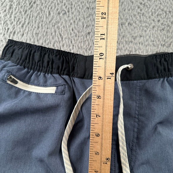 Vuori Banks Shorts Mens M Performance 4 Way Stretch 7" Blue Athletic Workout‎ - Picture 5 of 8